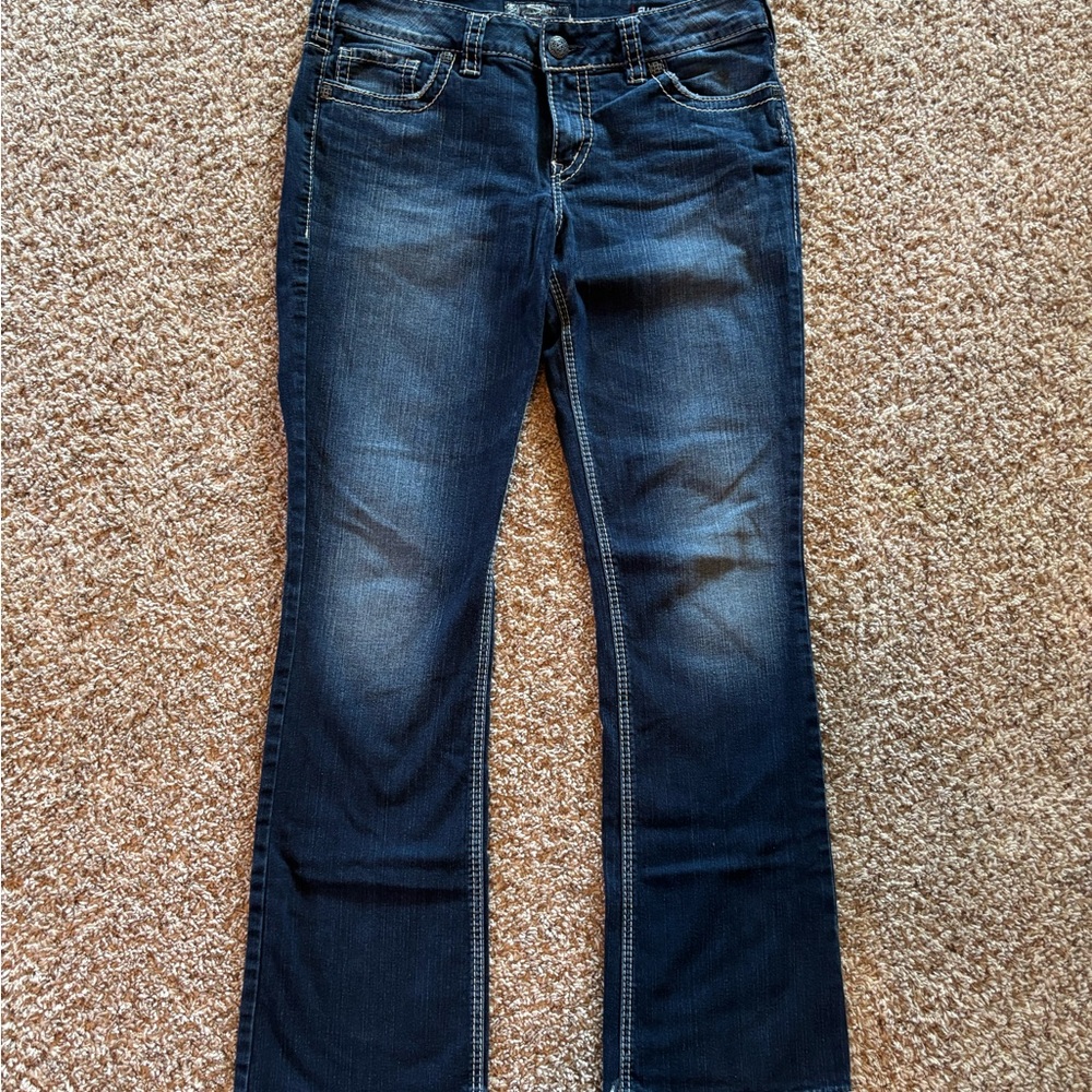 Silver Jeans Dark Blue Boot Cut Women's Jeans